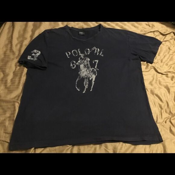 Vtg Polo Ralph Lauren Paint 🎨 Shirt Size Large - Picture 1 of 3